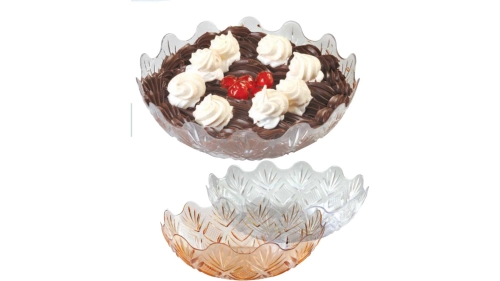 Pastry bowl rounded carved Nο 12